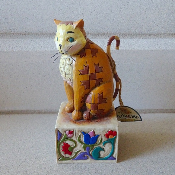 Jim Shore Other - Jim Shore Heartwood Creek Jasper Cat Figurine Decor - Retired, Collectible!